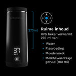 Superfast Portable Bottle Warmer - Oplaadbare flessenwarmer voor flesvoeding en moedermelk - product thumbnail