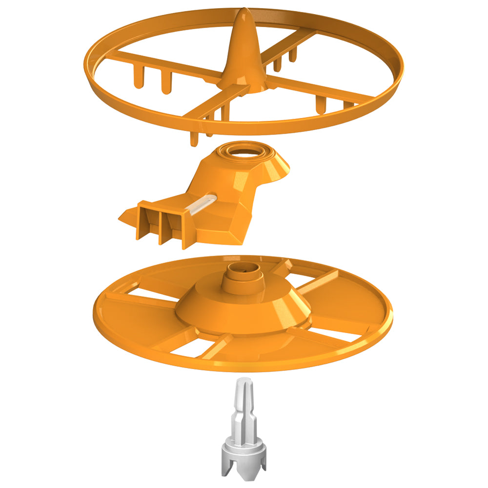 Roerwiel, meetwiel, siliconen schraper en as set (Formula Pro Advanced) - product thumbnail