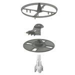 Roerwiel, meetwiel, siliconen schraper en as set (Formula Pro Advanced) - product thumbnail