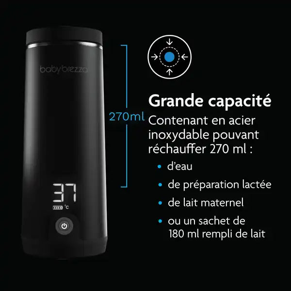 Superfast Portable Warmer - Draagbare flessenwarmer voor (moeder)melk of water - product thumbnail